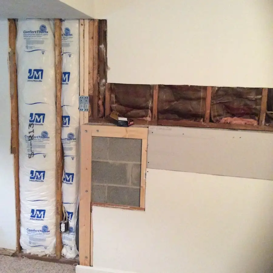 Wall insulation replacement during Contents Cleaning & Restoration in Goodyear